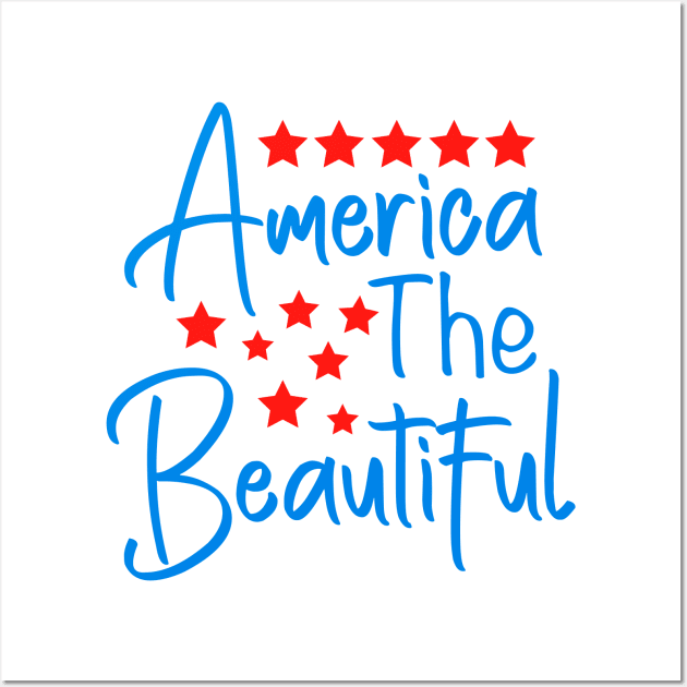 America The Beautiful Wall Art by designs4up